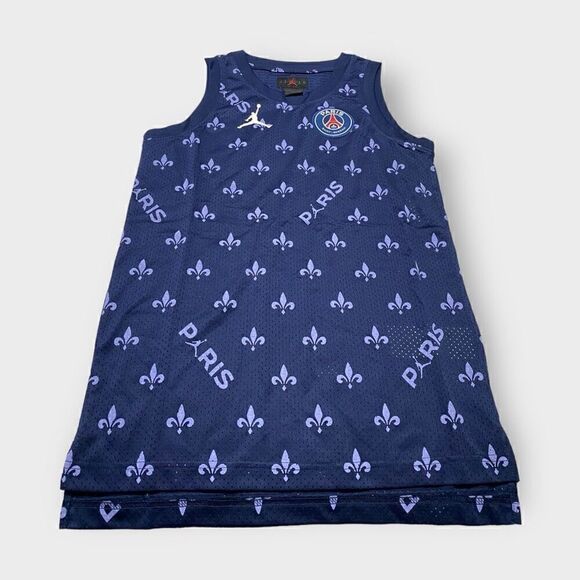 Jordan Nike Paris Saint Germain Statement Navy Vest Junior/ Boys size Large New - Picture 2 of 10